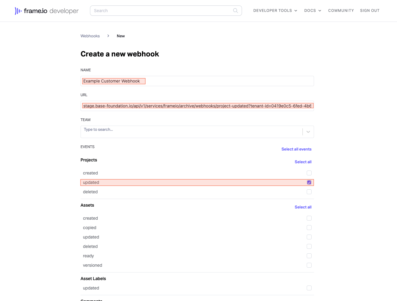 frame.io header image